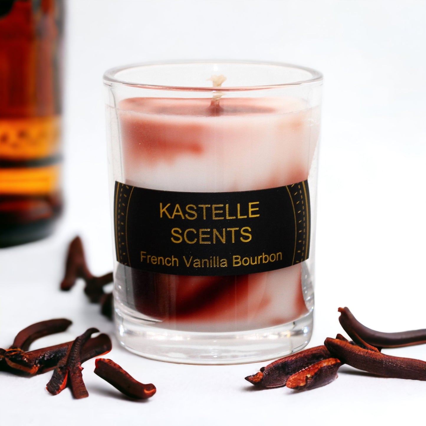 Votive Marbled French Vanilla Bourbon