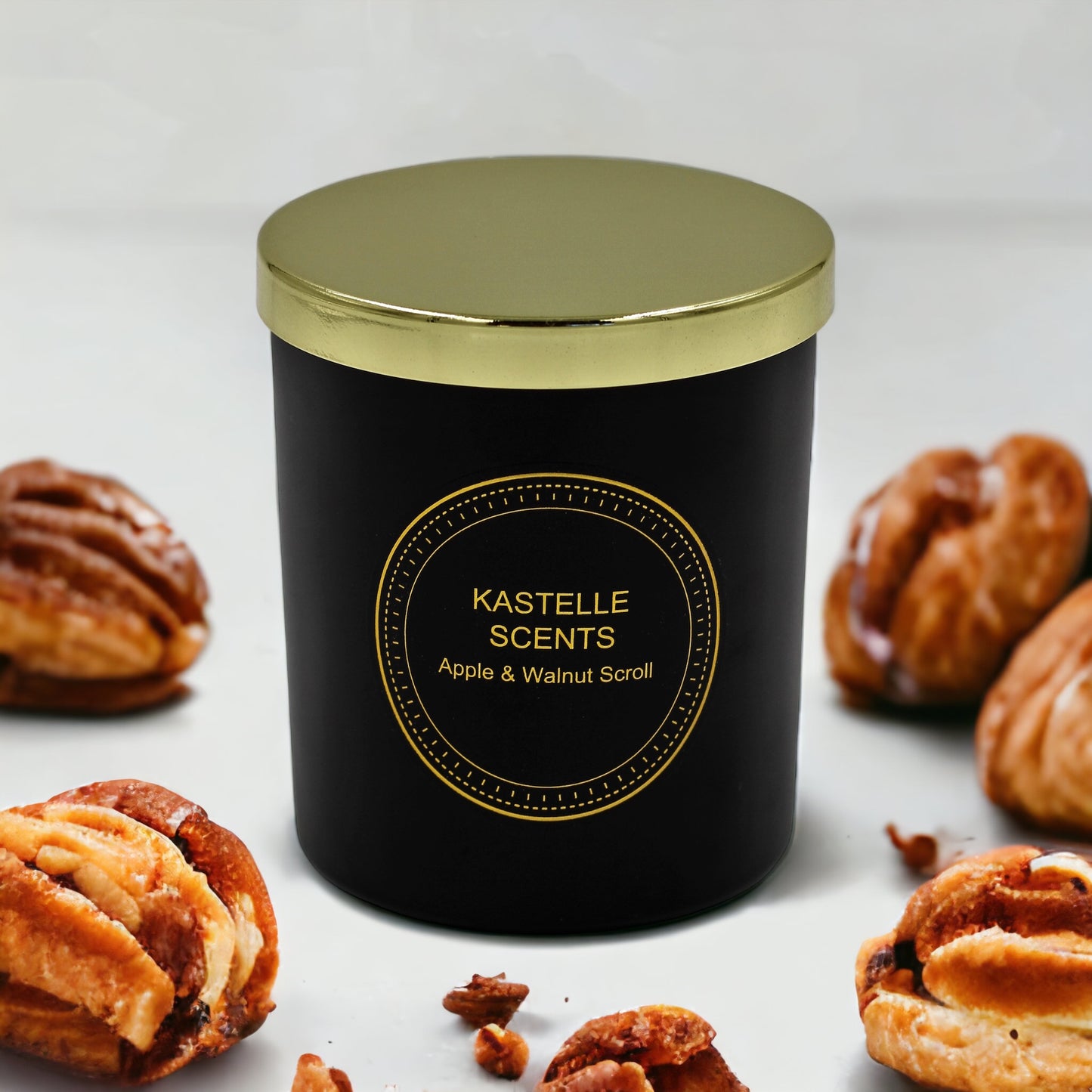 Large Apple & Walnut Scroll